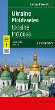 Ukraine - Moldawien, Straßenkarte 1:1.000.000, freytag & berndt