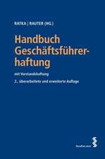 Handbuch Geschäftsführerhaftung