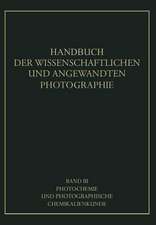 Photochemie und Photographische Chemikalienkunde