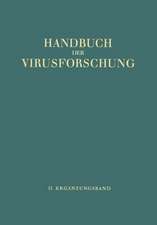 Handbuch der Virusforschung: II. Ergänzungsband