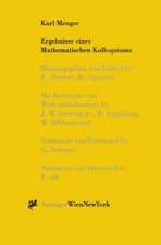 Karl Menger, Ergebnisse eines Mathematischen Kolloquiums