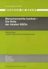 Menschenrechte konkret - Die Rolle der lokalen NGOs