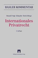 Internationales Privatrecht (IPRG)