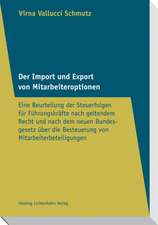 Der Import und Export von Mitarbeiteroptionen