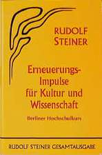 Erneuerungs-Impulse für Kultur und Wissenschaft