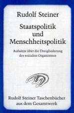 Staatspolitik und Menschheitspolitik