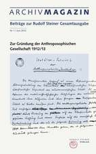 Zur Gründung der anthroposophische Gesellschaft