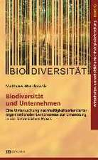 Biodiversität und Unternehmen