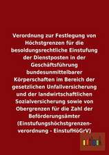 Verordnung zur Festlegung von Höchstgrenzen für die besoldungsrechtliche Einstufung der Dienstposten in der Geschäftsführung bundesunmittelbarer Körperschaften im Bereich der gesetzlichen Unfallversicherung und der landwirtschaftlichen Sozialversicherung