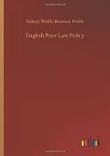 English Poor Law Policy