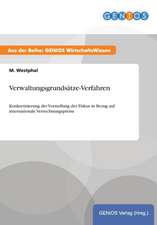 Verwaltungsgrundsätze-Verfahren