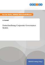 Fortschreibung Corporate Governance Kodex