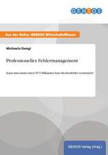 Professionelles Fehlermanagement