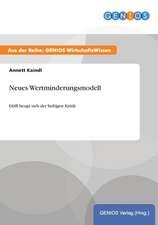 Neues Wertminderungsmodell