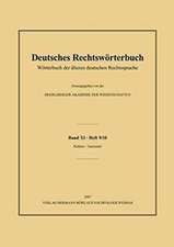 Deutsches Rechtswörterbuch: Wörterbuch der älteren deutschen RechtsspracheGesamtwerk