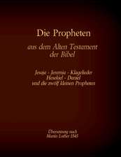 Die Propheten aus dem Alten Testament der Bibel