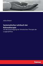 Systematisches Lehrbuch der Balneotherapie