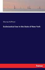 Ecclesiastical law in the State of New York