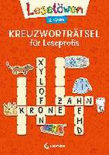 Leselöwen Kreuzworträtsel für Leseprofis - 2. Klasse (Rotorange)