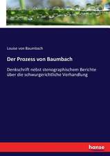 Der Prozess von Baumbach