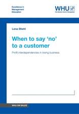 When to say ¿no¿ to a customer