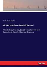 City of Hamilton Twelfth Annual