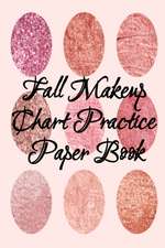 Fall Makeup Chart Practice Paper Book