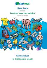 BABADADA, Basa Jawa - Français avec des articles, kamus visual - Dictionnaire d'image