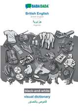 BABADADA black-and-white, British English - Algerian (in arabic script), visual dictionary - visual dictionary (in arabic script)