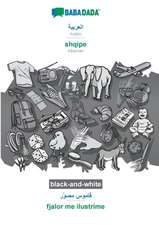 Arabic (in arabic script) - shqipe, visual dictionary, BW