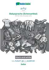 BABADADA black-and-white, Tamil (in tamil script) - Babysprache (Scherzartikel), visual dictionary (in tamil script) - baba