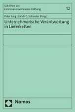 Unternehmerische Verantwortung in Lieferketten