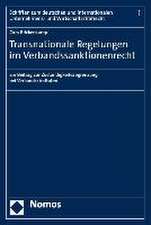 Transnationale Regelungen im Verbandssanktionenrecht