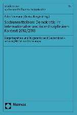 Sachunmittelbare Demokratie im internationalen und interdisziplinären Kontext 2012/2013