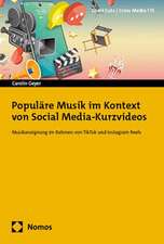 Populäre Musik im Kontext von Social Media-Kurzvideos