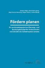 Fördern planen