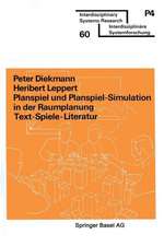 Planspiel und Planspiel-Simulation in der Raumplanung: Text — Spiele — Literatur