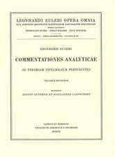 Commentationes analyticae ad calculum variationum pertinentes