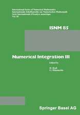 Numerical Integration III: Proceedings of the Conference held at the Mathematisches Forschungsinstitut, Oberwolfach, Nov. 8 – 14, 1987