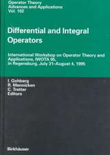 Differential and Integral Operators: International Workshop on Operator Theory and Applications, IWOTA 95, in Regensburg, July 31-August 4, 1995