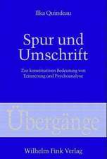 Spur und Umschrift