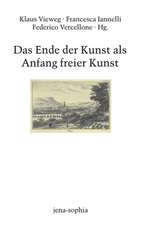 Das Ende der Kunst als Anfang freier Kunst