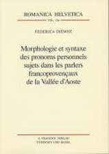 Morphologie et syntaxe des pronoms personnels sujets...