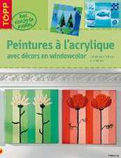 Peintures à l'acrylique avec décors en windowcolor