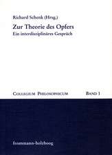 Zur Theorie des Opfers