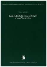 Landschaftliche Resilienz am Beispiel urbaner Wasserkrisen