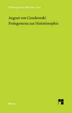 Prolegomena Zur Historiosophie