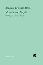 Monade Und Begriff: Uber Die Grunde Der Entmutigung Auf Philosophischem Gebiet