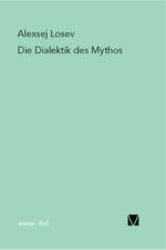 Die Dialektik Des Mythos: Uber Die Grunde Der Entmutigung Auf Philosophischem Gebiet