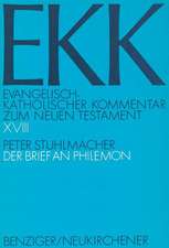 Der Brief an Philemon, EKK XVIII